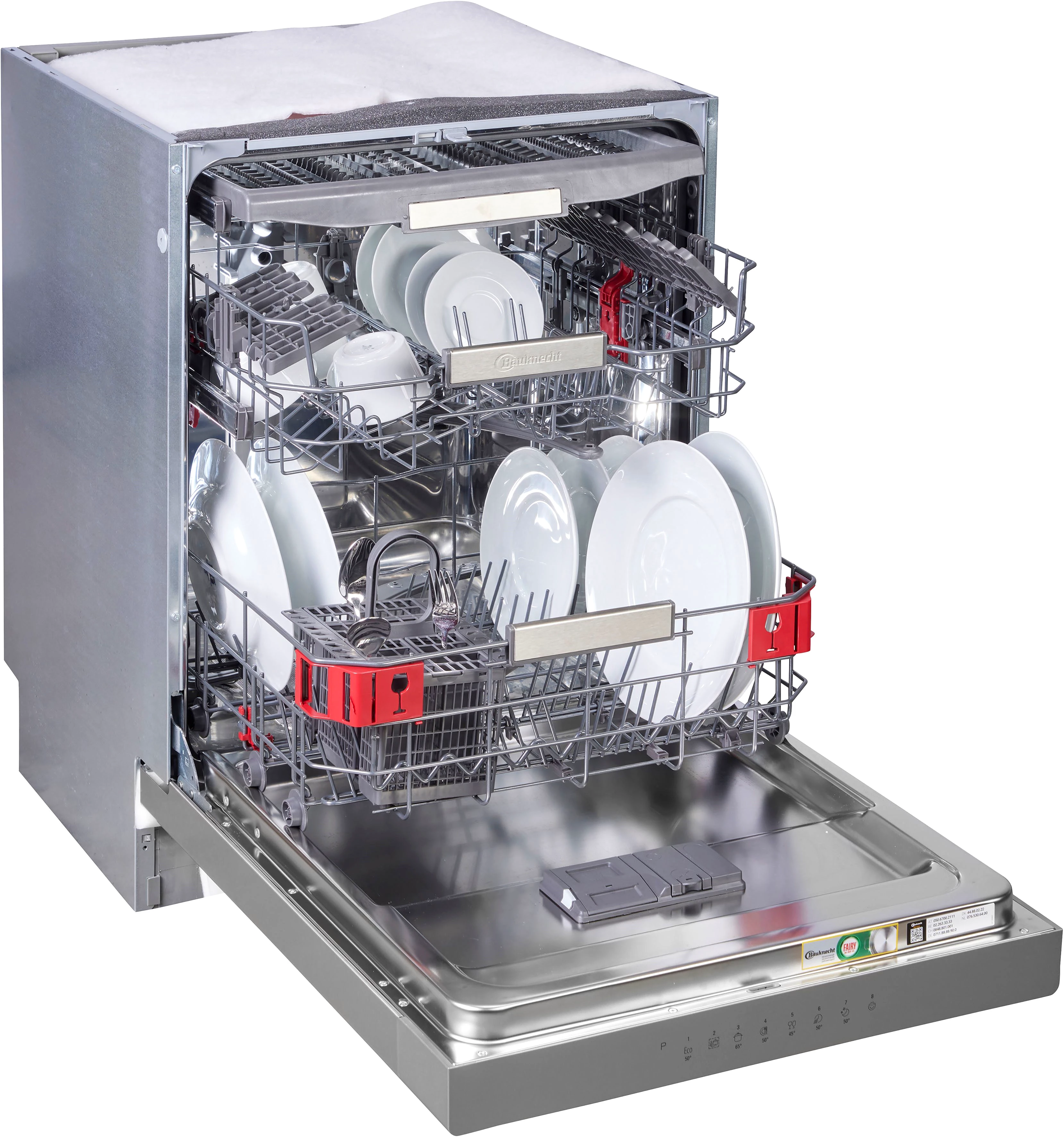 BAUKNECHT Unterbaugeschirrspüler OBUC Ecosilent 8650, 14 Maßgedecke