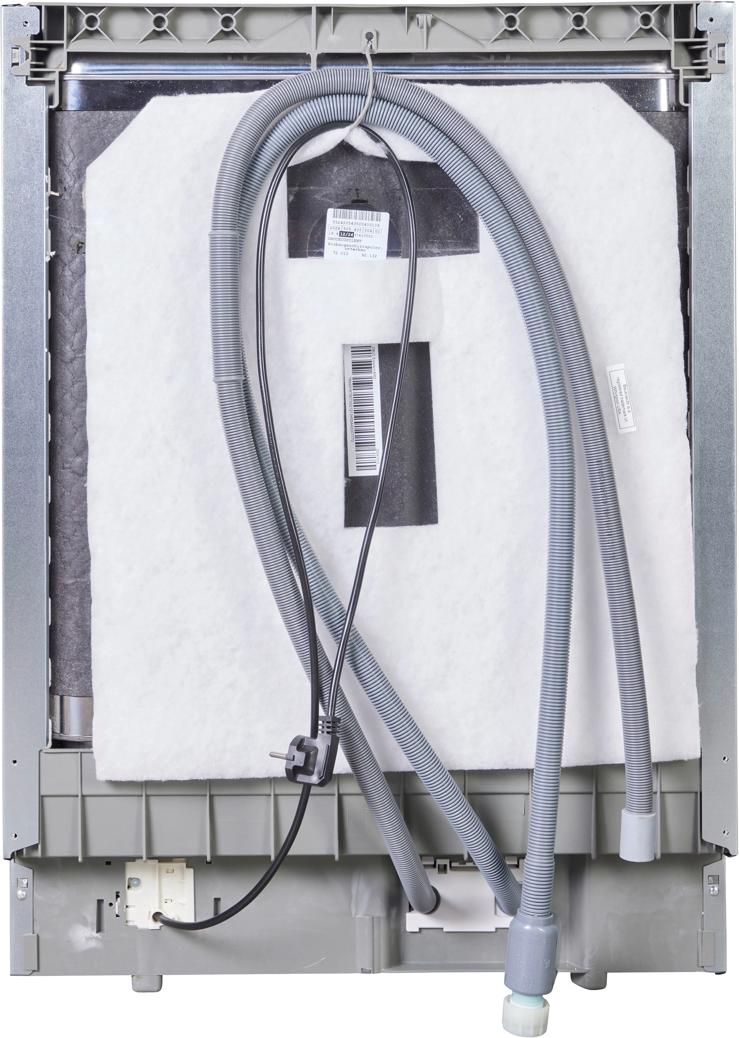 BAUKNECHT Unterbaugeschirrspüler OBUC Ecosilent 8650, 14 Maßgedecke