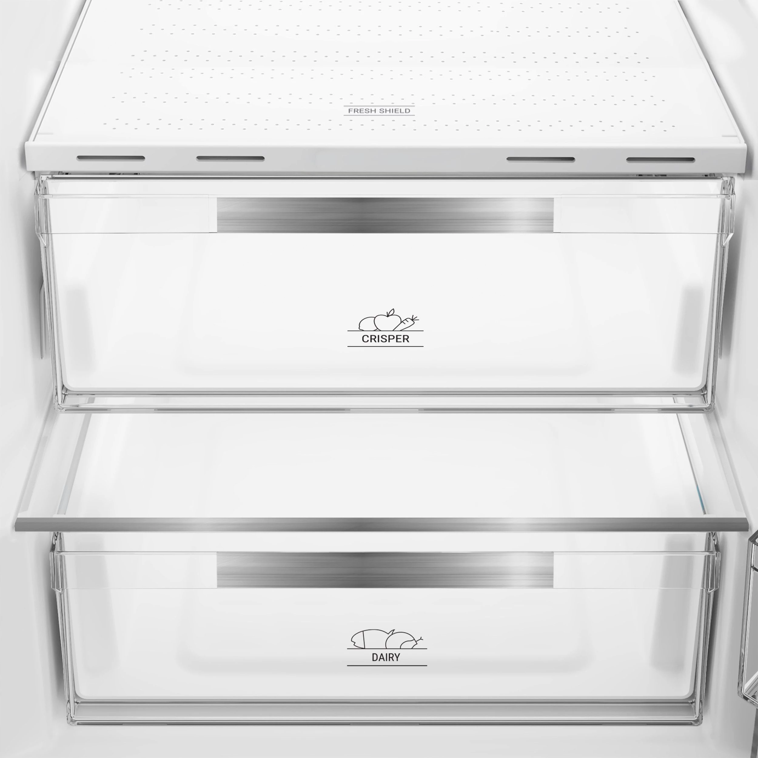 BAUKNECHT Kühl-/Gefrierkombination KGN Eco 201 C, 203,5 cm hoch, 59,5 cm breit