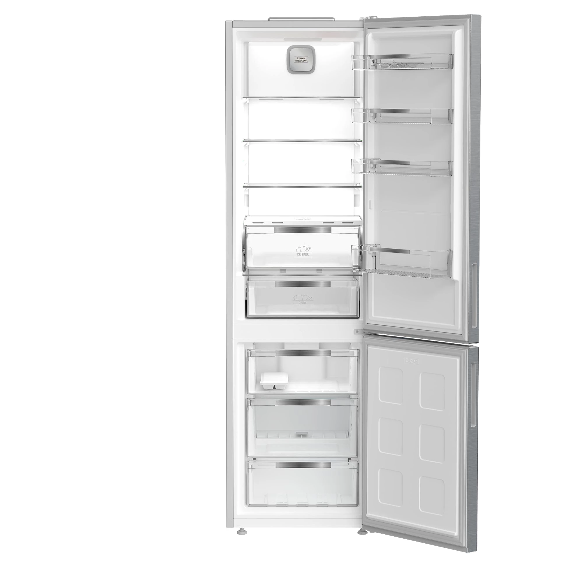 BAUKNECHT Kühl-/Gefrierkombination KGN Eco 201 C, 203,5 cm hoch, 59,5 cm breit