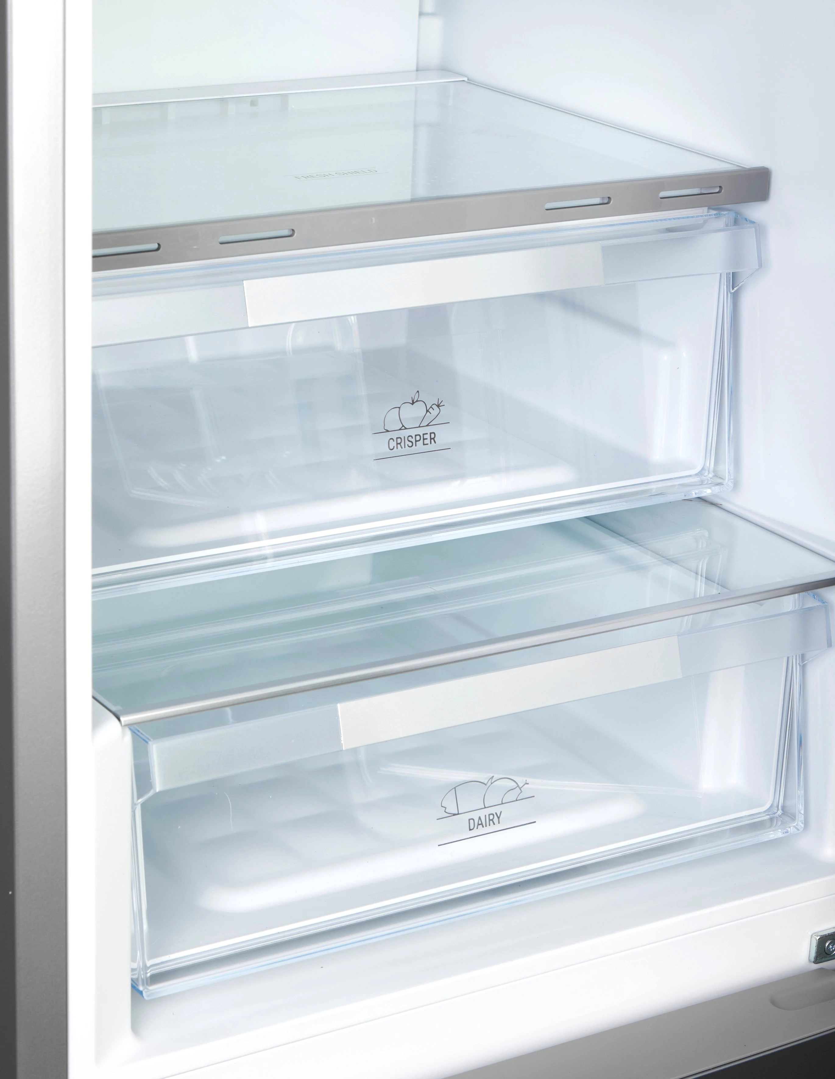 BAUKNECHT Kühl-/Gefrierkombination KGN Eco 201 C, 203,5 cm hoch, 59,5 cm breit