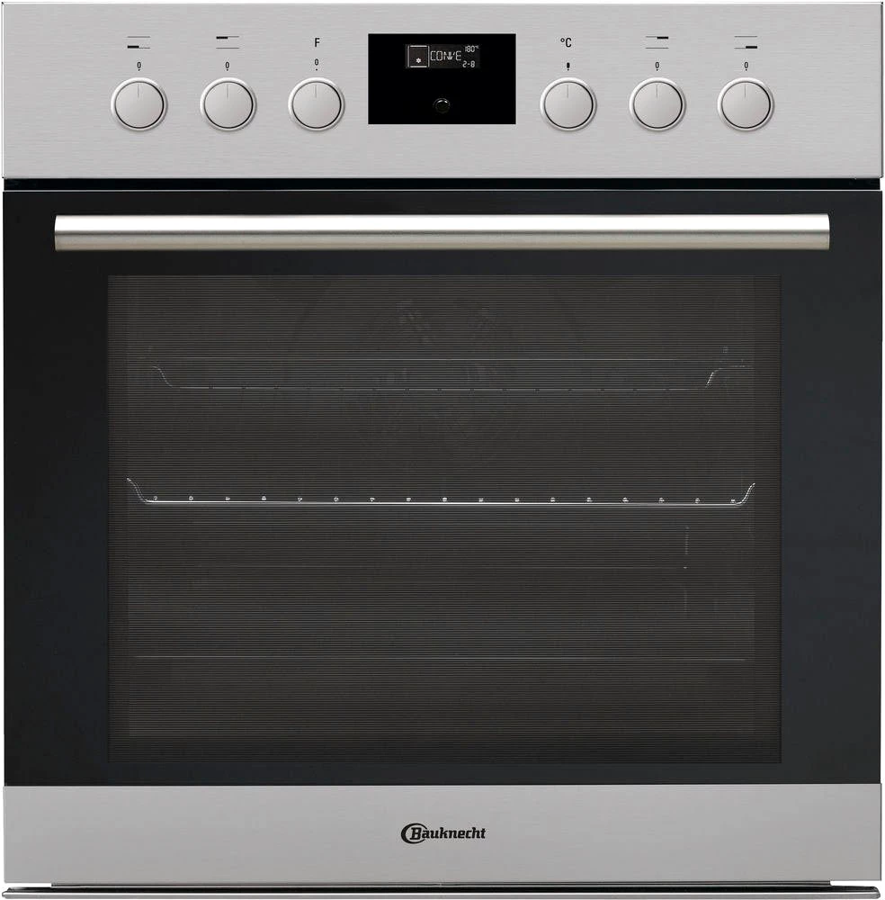BAUKNECHT Elektro-Herd-Set Heko Tango, mit 2-fach-Teleskopauszug, Pyrolyse-Selbstreinigung