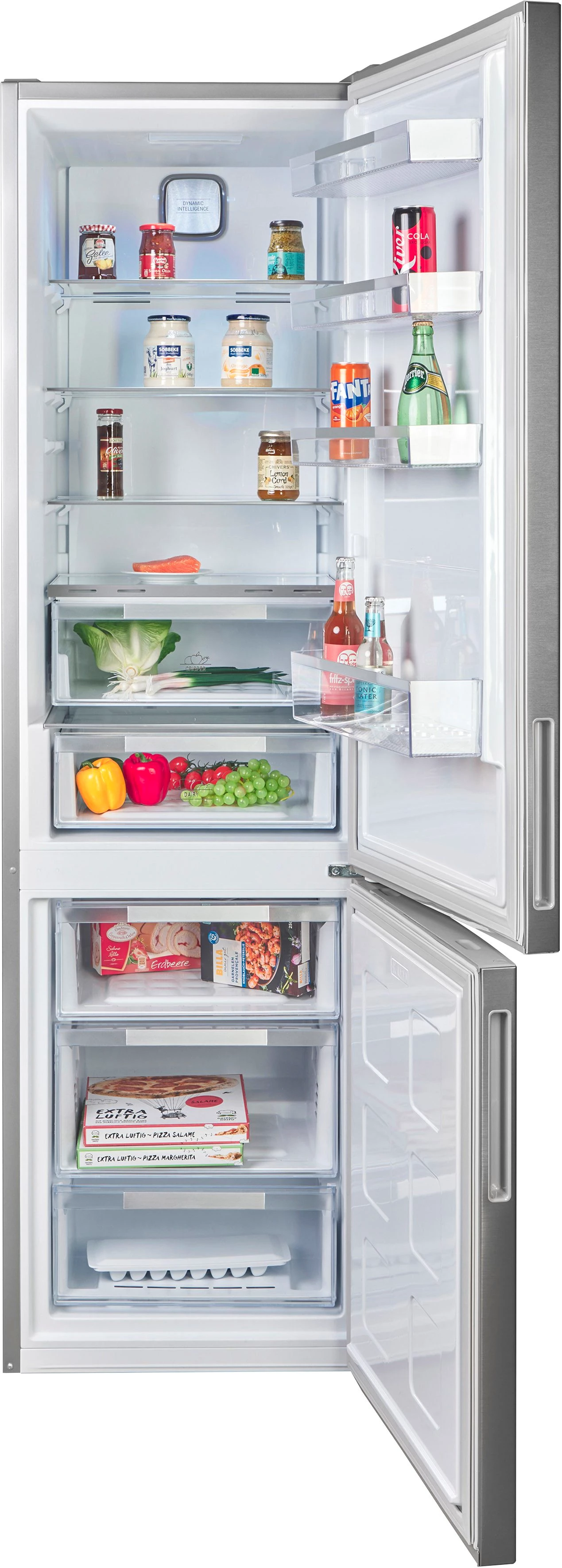 BAUKNECHT Kühl-/Gefrierkombination KGN Eco 201 C, 203,5 cm hoch, 59,5 cm breit