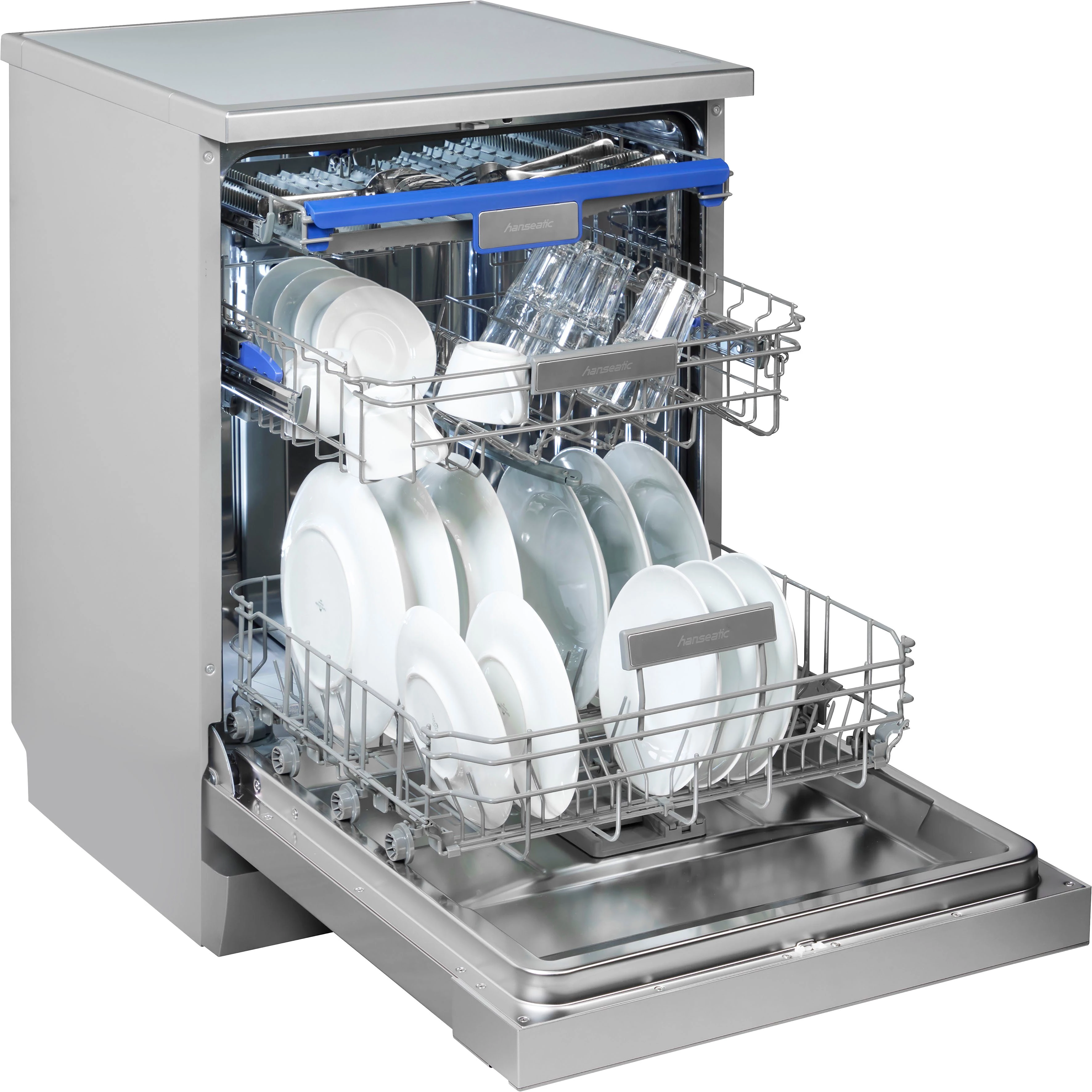 Hanseatic Standgeschirrspüler HG6085B14U7635ES, 14 Maßgedecke